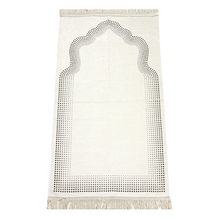Al-Mihrab prayer Sajadah, white
